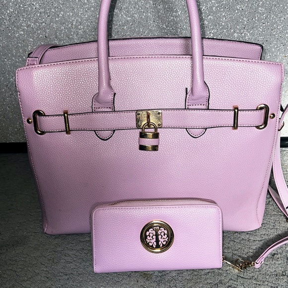 Purple Purse With Wallet - Picture 3 of 5